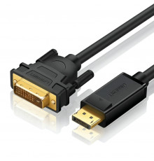 Видеокабель-адаптер | DisplayPort (DP) на DVI-D | UGREEN DP103 | 1.5 метра